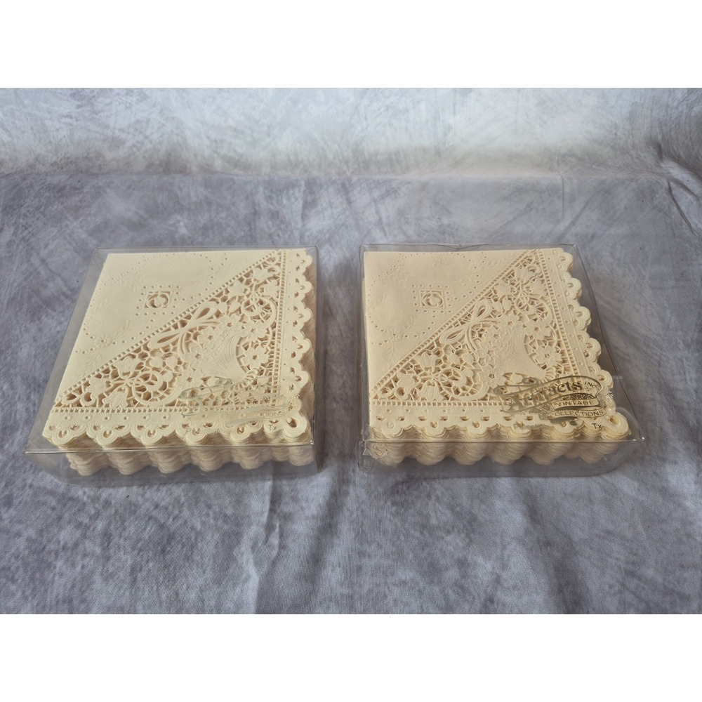 Vintage Doily Napkins " The Original Mary Jean Collection " In Original Package - Picture 11 of 14